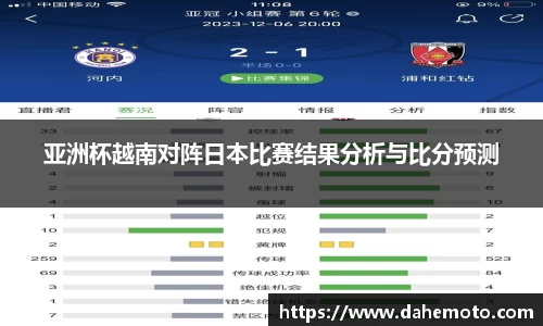 亚洲杯越南对阵日本比赛结果分析与比分预测